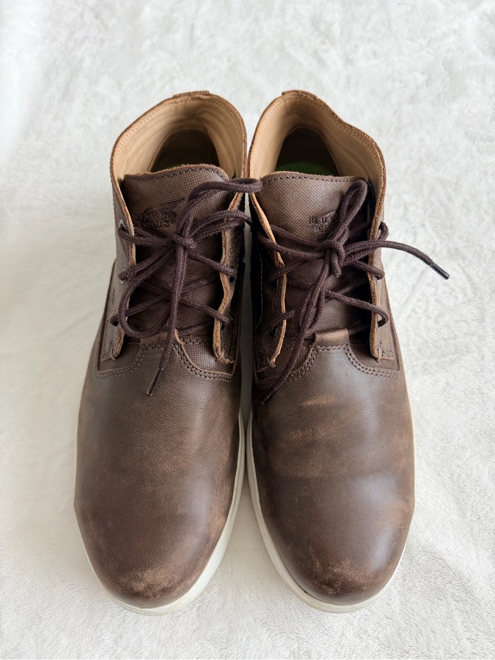 Red Wing Shoes Brown Leather Men's Chukka Cross Lite Safety Toe Size 10 D - Picture 2 of 13